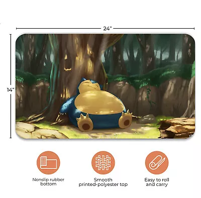 £27.59 • Buy Custom Board Card Games PlayMat,The Snorlax Games MousePad TCG CCG MTG Play Mat