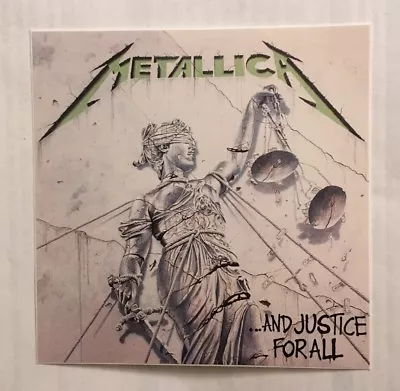 Metallica Sticker - And Justice For All  • $3.99