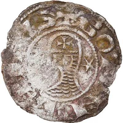 [#878488] Coin Turkey Crusader States Bohemund III Denier 1163-1201 Antioc • $156