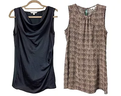 Cabi Tops Size Small Teal Drapes Again 168~Chloe Sheer Tunic Top 608 Shirt Tank  • $25