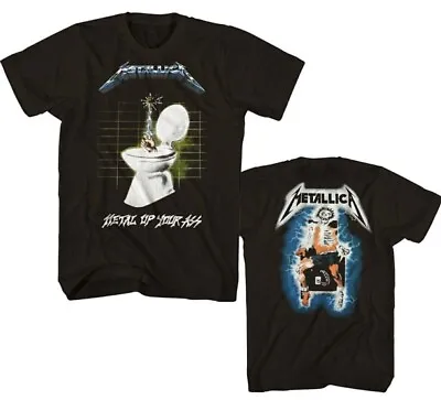 New Authentic Metallica Metal Up Your Ass Ride The Lightning Heavy Metal T-Shirt • $25.89