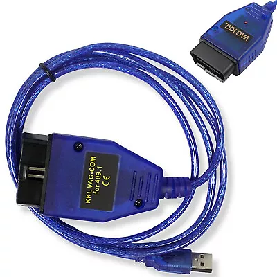 UB Cable For VAG-COM VCDS Scanner Tool OBD2 II KKL FTDI 409.1 VW Audi Test Line • $11.46