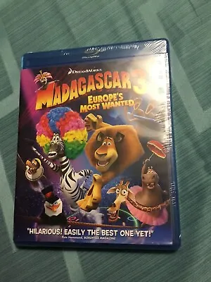 Madagascar 3 Europe's Most Wanted (Blu-Ray Refurbished Sealed) • $3.90