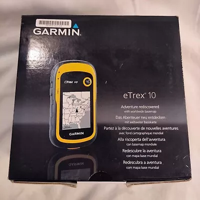 Garmin ETrex 10 Worldwide Handheld GPS Navigator Hiking Hunting Fishing Geocach • $100