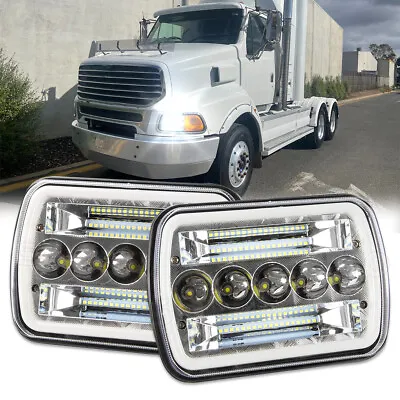 2PCS For Sterling Commercial Truck LT9500 7x6  5X7 LED Headlights Sealed Beam • $65.88