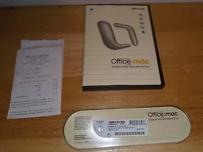 Microsoft Office For Mac 2004 Student And Teacher Edition Macintosh Complete • $12