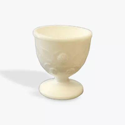 EAPG Blackberry Egg Cup - Milk Glass • $0.99