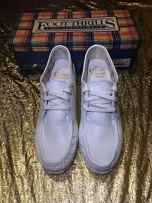 The Clinic Shoe Nursing Shoes 90s White Gen. Leather (Vintage) Size 8N NWB New • $299.99