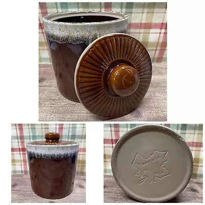 Monmouth Illinois Pottery Brown Drip Glaze Cookie Jar Western Stoneware Company • $38