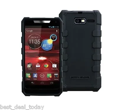 OEM Body Glove Dropsuit Tough Case Cover For Motorola Razr M XT907 Verizon Black • $17.99