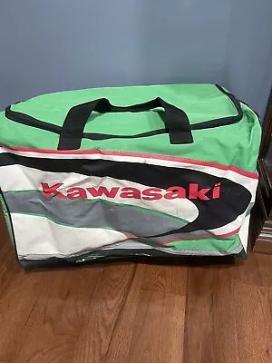 Kawasaki Racing Duffle Gear Bag Motorcross Dirtbike Street Bike ATV Vintage • $169.99