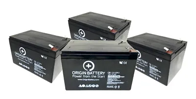 X-Treme XA-750 Battery Replacement Kit - 4 Pack 12V 12AH UPS Series • $140.95