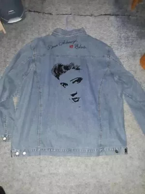 Elvis Presley Jean Denim Jacket Sz XXL  Unique And Rare. Preowned • $60