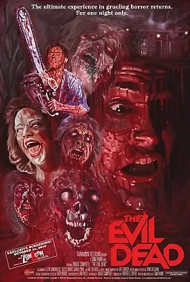 The Evil Dead Movie Poster (b) - 11 X 17 Inches - Bruce Campbell Sam Raimi • $13.96