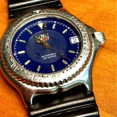 Tag Heuer Sel Watch Automatic 36mm Men's Blue Dial Date Swiss Made Round S99.149 • $392.99