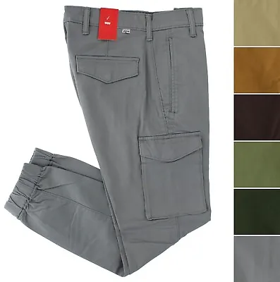 Levi's Men's Cargo Jogger Pants Casual Cotton Blend Six-Pocket Jogger Pants • $34.99