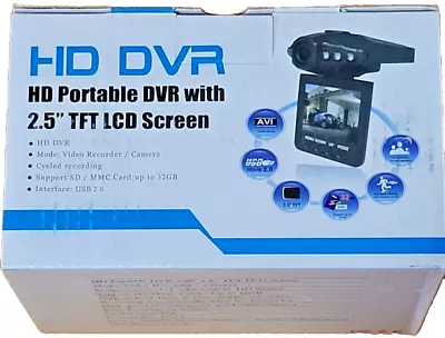 Dash Cam HD DVR With 2.5  TFT LCD Screen BRAND NEW • £8