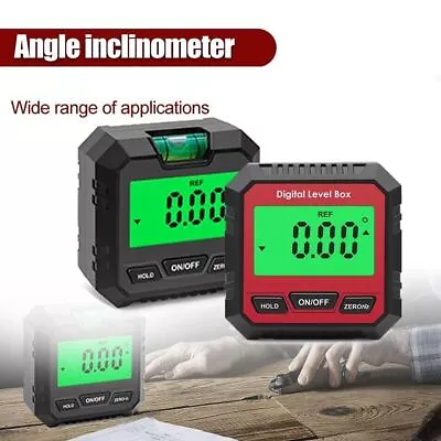 LCD Portable Magnetic Inclinometer Digital Angle Finder Level Ruler Protractor • £9.61