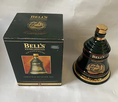 Wade Porcelain Bells Old Scotch Whisky Christmas 1995 Bell Decanter Empty & Box • £21.99