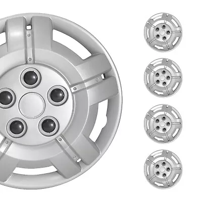 16  Wheel Rim Cover For Mercedes Benz Guard Hub Caps Snap On ABS Silver 4 Pcs • $68.90