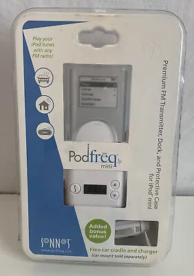 Premium FM Transmitter & Protective Case For IPod Mini Pod Freq New In Box • $29.95