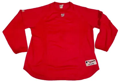 Washington Nationals Majestic Therma Base Long-sleeve Training Shirt Men Sz XL  • $24.99