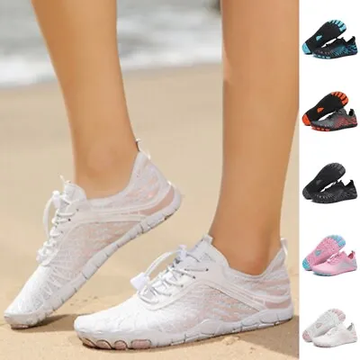 Womens Mens Water Shoes Barefoot Beach Shoe Unisex Comfort Quick Dry Sneakers • £22.14