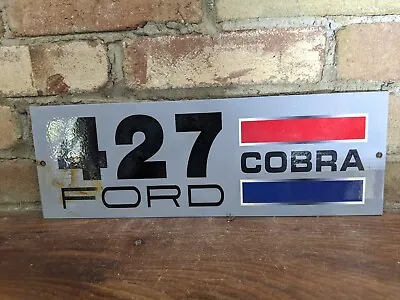 Vintage Ford 427 Cobra Dealer Porcelain Dealership Sign 15  X 5  • $145.99