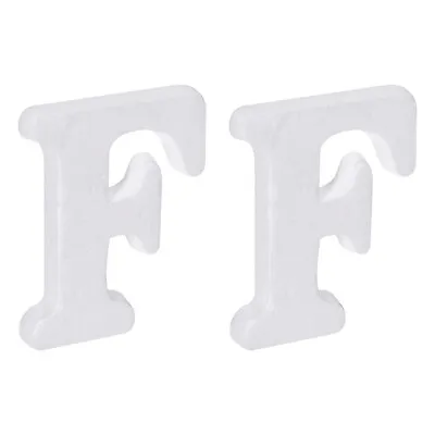 £3.77 • Buy Foam Letters F Letter EPS White Polystyrene Letter Foam 100mm/4 Inch, Pack Of 2