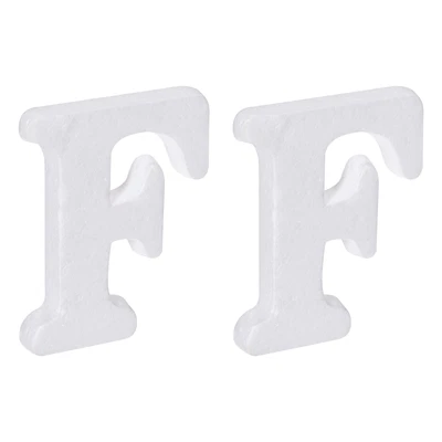 £3.77 • Buy Foam Letters F Letter EPS White Polystyrene Letter Foam 100mm/4 Inch, Pack Of 2