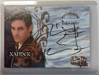 Inkworks Nicholas Brendon As Xander Signed Buffy The Vampire Slayer Card - A11 • $150