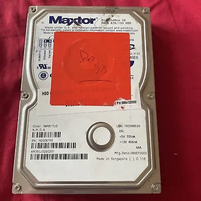 £12.95 • Buy Maxtor 80GB Internal Hard Drive Tested & Formatted