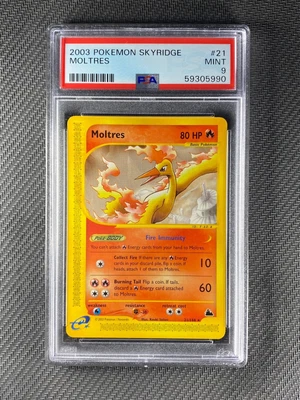 $0.99 • Buy Pokemon Card PSA 9 Mint Moltres Skyridge 2003 Non Holo 21/144