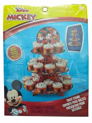 Mickey Mouse Disjr Treat Stand 25 Cupcake Holder Centerpiece Wilton • $14.99