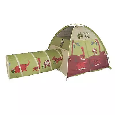 TENT & TUNNEL Combo Jungle Safari Play Tent For Kids PACIFIC PLAY TENTS • $47.85