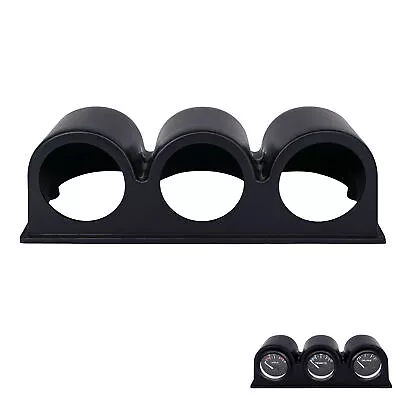 2  52mm Triple 3 Hole A-Pillar Gauge Meter Pod Holder Display Race Dash Bracket • $14.39