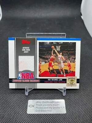 2005-06 Topps NBA Hardwood Classics Rookie RC Collection PATCH HA SEUNG-JIN • $13.57
