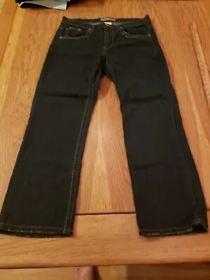 Vintage Z Cavaricci Jeans Size 12 Dark Wash Straight Leg 28 Length Womens • $4.99