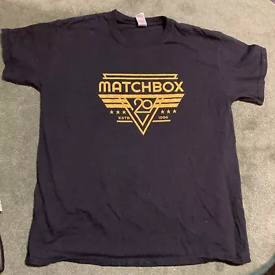 Matchbox 20 Shirt Est. 1996 Black Vintage Band T-Shirt Rob Thomas Size Large • $23.45