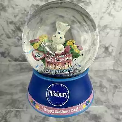 2011 Pillsbury Dough Boy Happy Mother's Day Best Mom Snow Globe Willabee Ward • $69.99