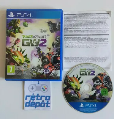 Plants Vs Zombies/Garden Warfare 2/GW2/PLAYSTATION 4/PS4 / Pal / Fr • $29