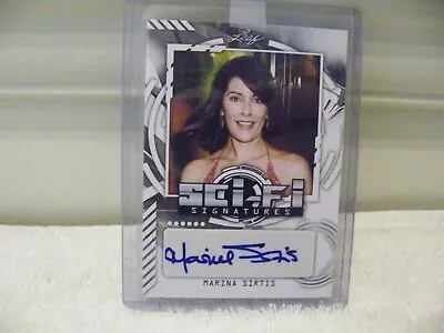 Leaf 2016 Marina Sirtis Autograph Card • $49.99