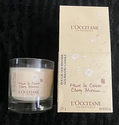 NEW! L'Occitane Rare Perfumed Candle FLEURS DE CERISIER (CHERRY BLOSSOM) 9.5 Oz. • $56.89