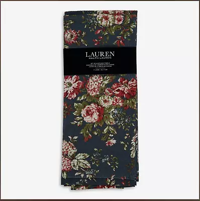 LAUREN RALPH LAUREN Two Pack Multicolour Rose Kitchen Towels 43x71cm • £18.99