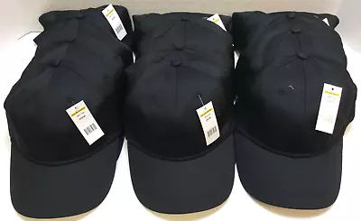 Plain Black  Blank Solid Adjustable Baseball CapHats Wholesale Lot 12pcs • $19.99