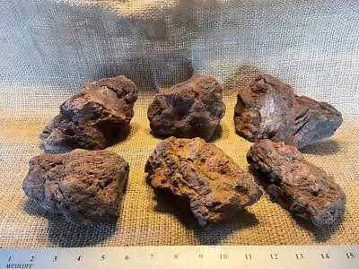 $45 • Buy 6 Large, Red Lava Rocks – Perfect For Aquariums And Terrariums