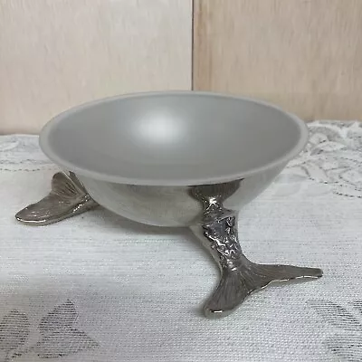 Signed Michael Aram Footed Mermaid Bowl With Insert • $79.19