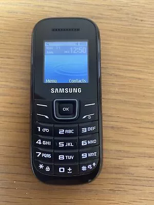 Samsung GT-E1200i - Black (locked) T Mobile Mobile Phone • £13