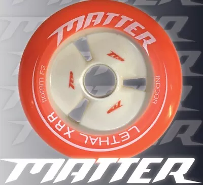 Matter Lethal  XRR Wheels Indoor 100 Mm Salmon  Quantity 2 Wheels  • $30