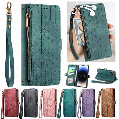 For OPPO A78 A17 A72 A54 A16S Reno 8 AX7 Magnetic Leather Wallet Card Case Cover • $18.98